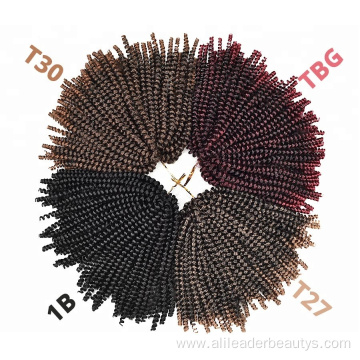 Black Soft Bounce Spring Twist Hair For Braids